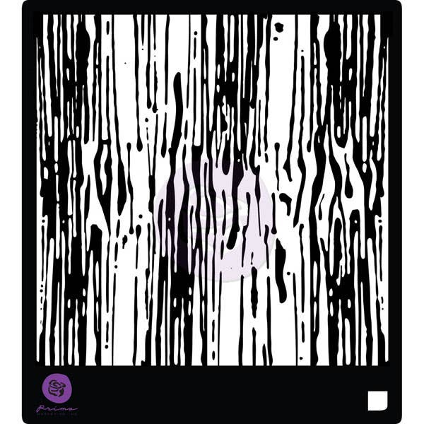 Prima Stencil 6"x6": Wood Texture #1 655350582883 for wholesale by Prima Marketing Inc