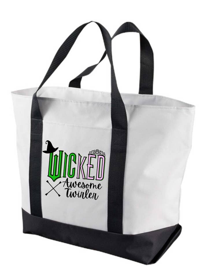 Wicked Awesome Tote Bag for wholesale by Live Free & Twirl