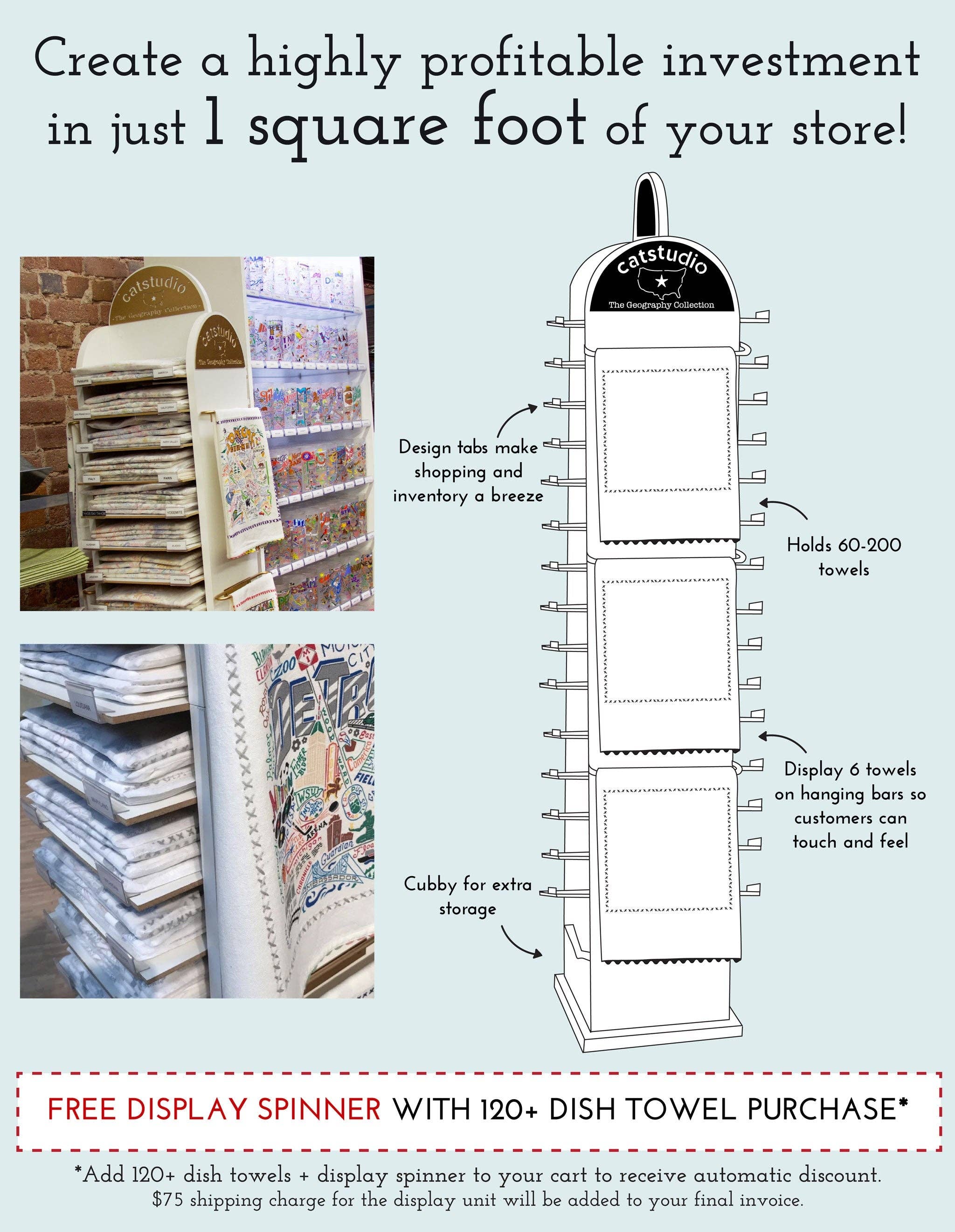 catstudio - Wholesale Tea Towel - Hamptons Dish Towel5