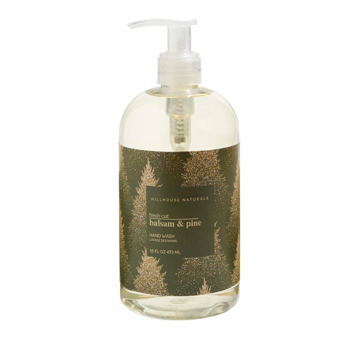 Fresh Cut Balsam & Pine Hand Wash 16oz Ctn.6 for wholesale by Hillhouse Naturals/Field+Fleur