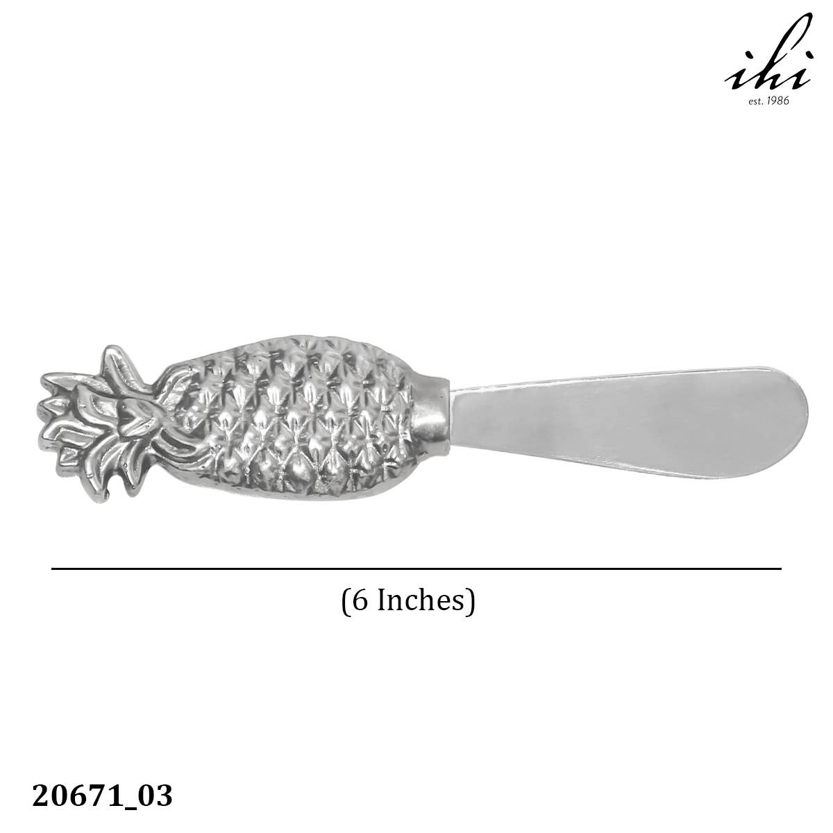 India Handicrafts Inc - Vendita all'ingrosso Coltello da formaggio - Crema spalmabile all'ananas ALUM3