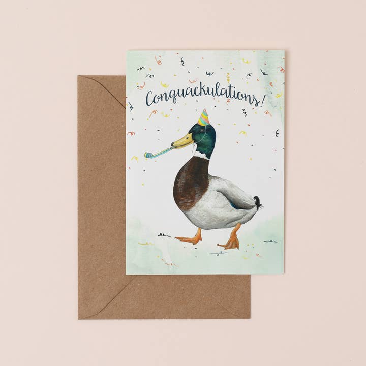 Conquackulations Card for engroshandel hos Mister Peebles