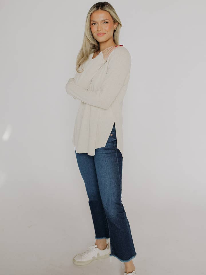 Summer Camp - Wholesale Tunic - Women's - Weekend Getaway Long Sleeve V-Neck2