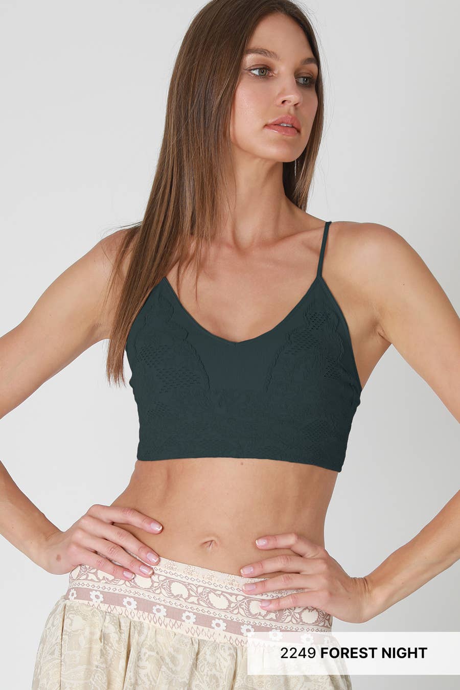 NIKIBIKI - Venta al por mayor Brallete - Mujer - NS7770 - Bralette bordado de encaje8