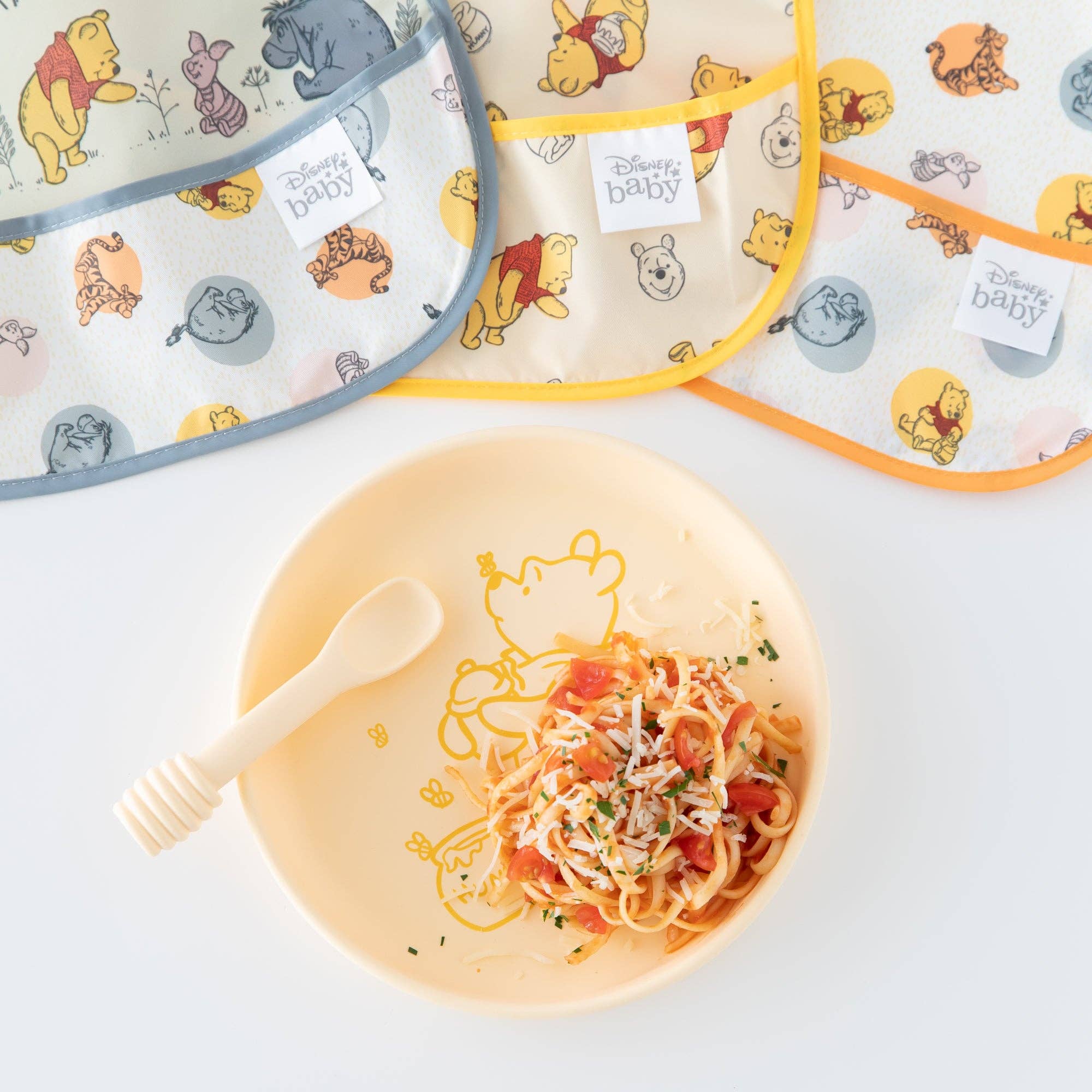 Bumkins - Wholesale Dinnerware Set - Kids & Baby - Silicone Plate + Spoon Set: Disney Winnie the Pooh10