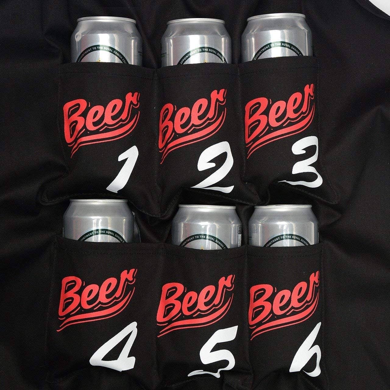 Wholesale Gifts Tomorrow – wholesale Förkläde – 6-pack förkläde svart rolig kock matlagning kök BBQ nyhet4