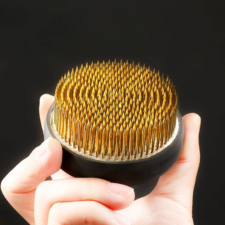 Gohobi (We cover U.S. import duties) - Wholesale Decorative Tabletop Object - Gohobi Ikebana Kenzan Stainless Steel Flower Stand Flower Holder19