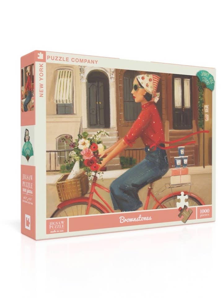 Brownstones - 1000 Piece Jigsaw Puzzle for wholesale by New York Puzzle Company