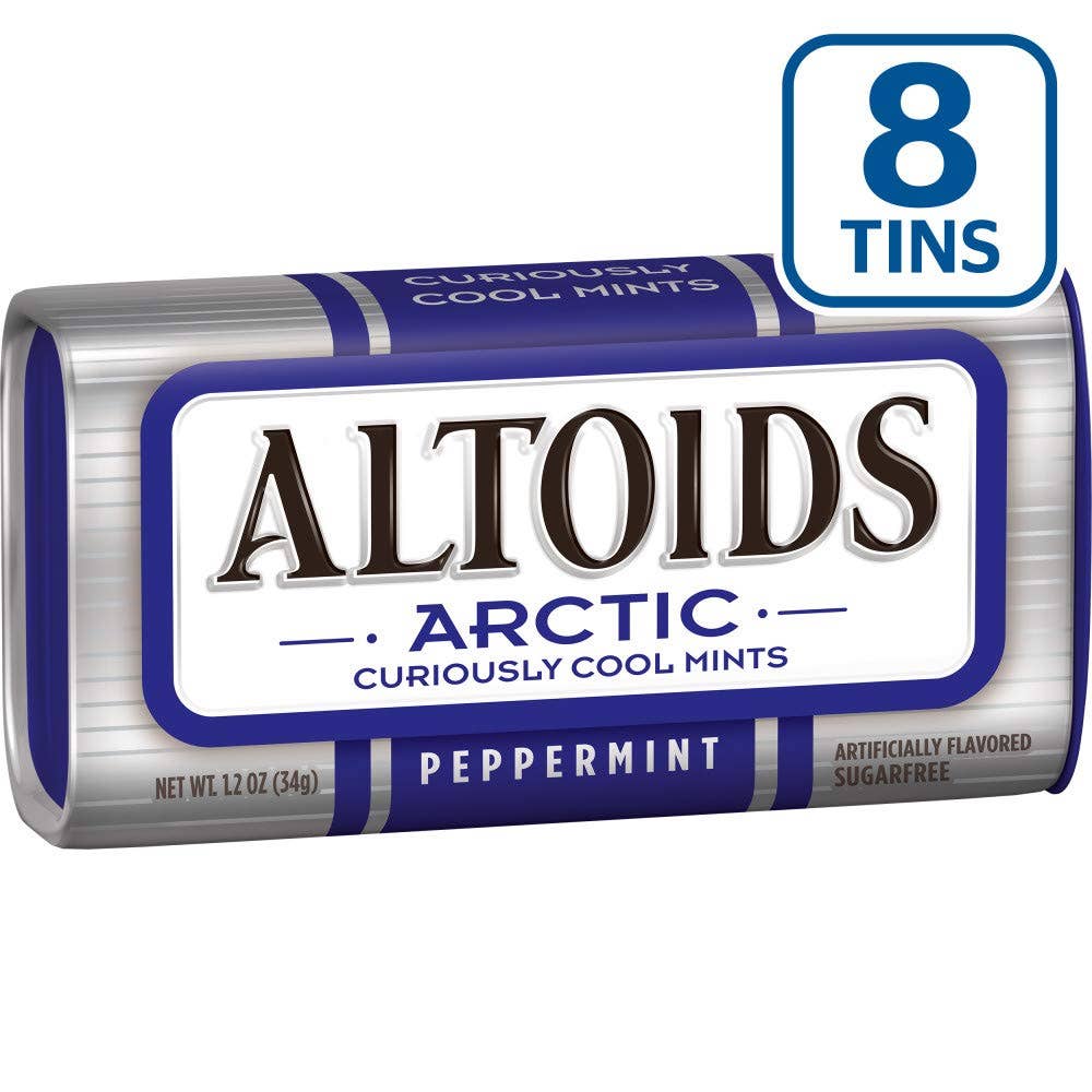 Snacky Candy - Wholesale Mints - Altoids Arctic Peppermint 1.2 oz 8 count4