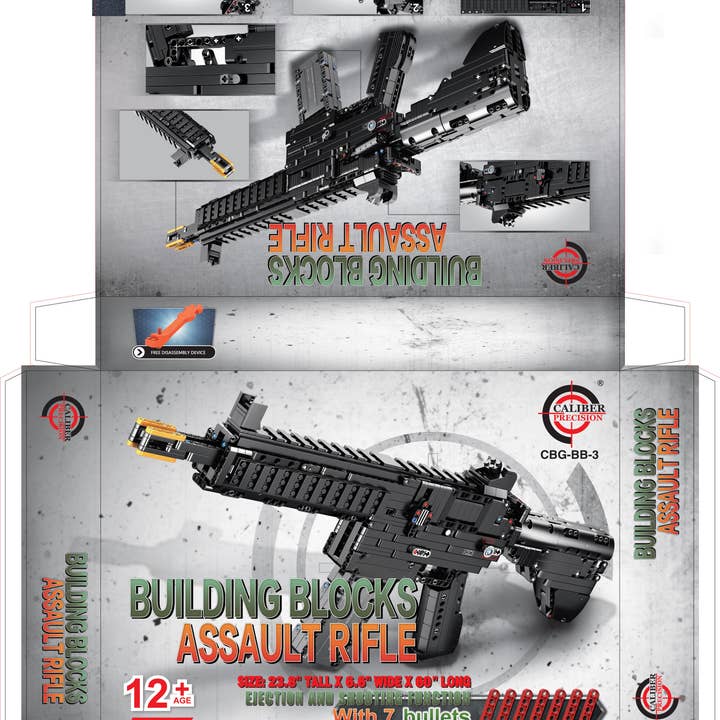 CALIBER GOURMET / CAMPCO - Wholesale Bouwset - Kinderen - Caliber precisie bouwstenen speelgoedgeweer2