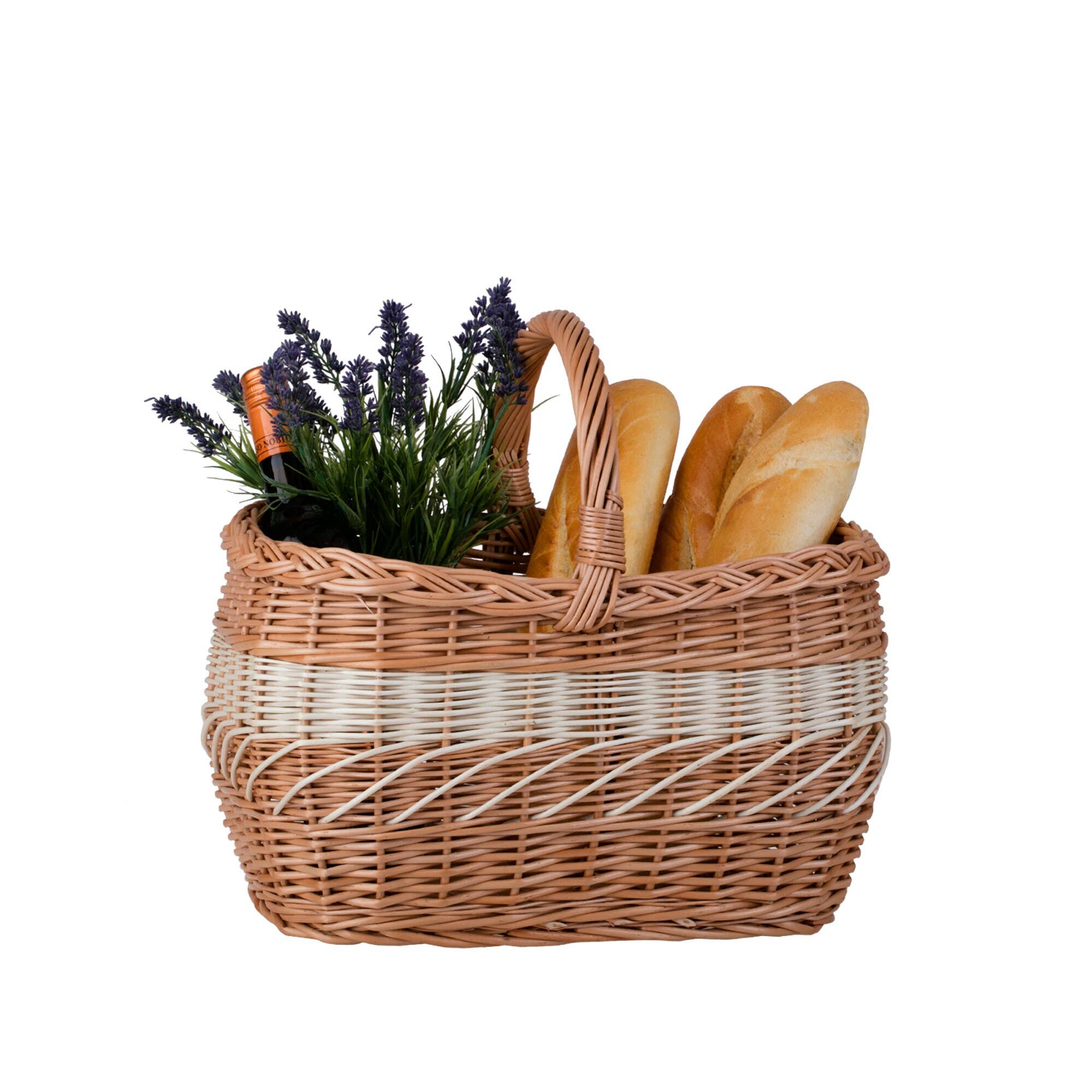 The Wicker Stories - Vendita all'ingrosso Cestini da picnic - Grande cesta in vimini, accessori per picnic e shopping2