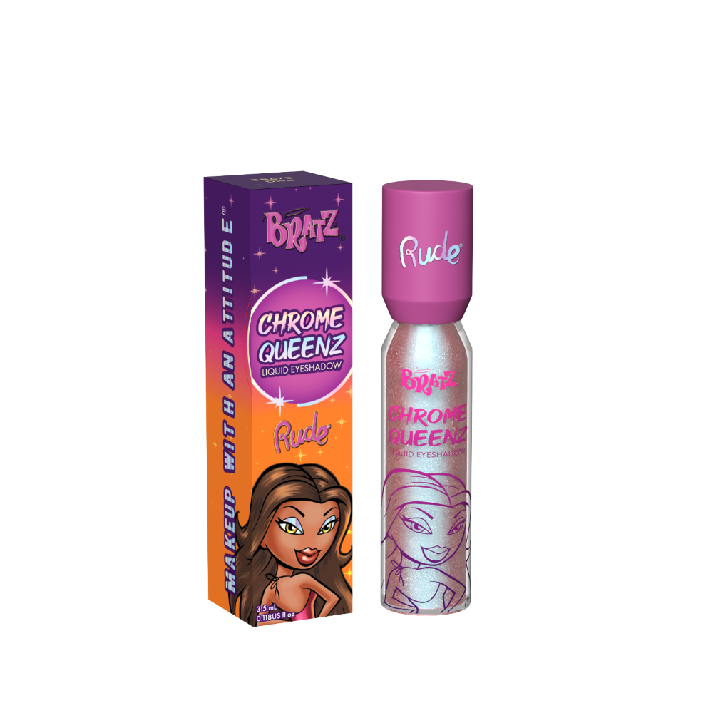 Rude Cosmetics - Vente Fards à paupières - Fard à paupières liquide Bratz Chrome Queenz3