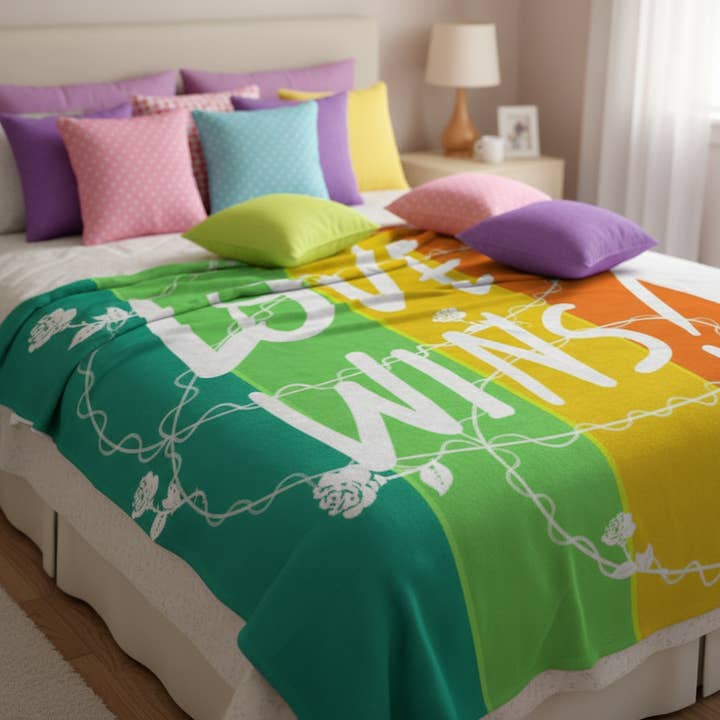 Couverture Love Wins - Confort Premium pour Adultes pour des Moments Chaleureux et Sincères pour la vente par IAKAM