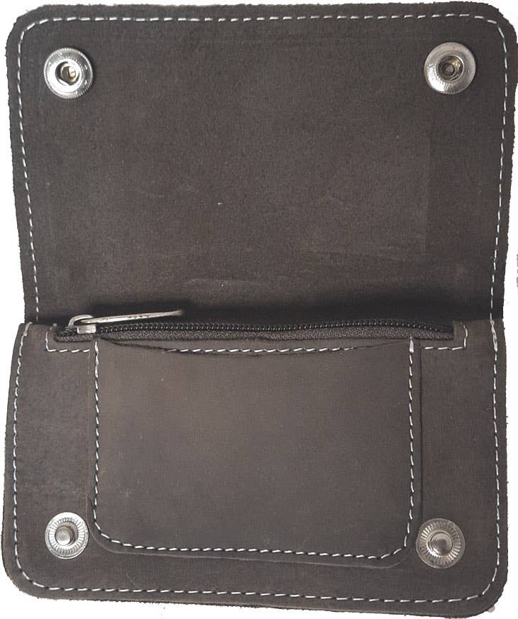 IGI CANADA - Wholesale Wallet - Unisex - Cowhide Bikers' / Truckers' Wallet ( Medium ) - 4635-NV7