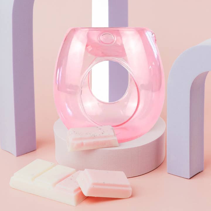 Bubble Glass Wax Melt Tealight Warmer for wholesale by The Gifting Knot Ltd