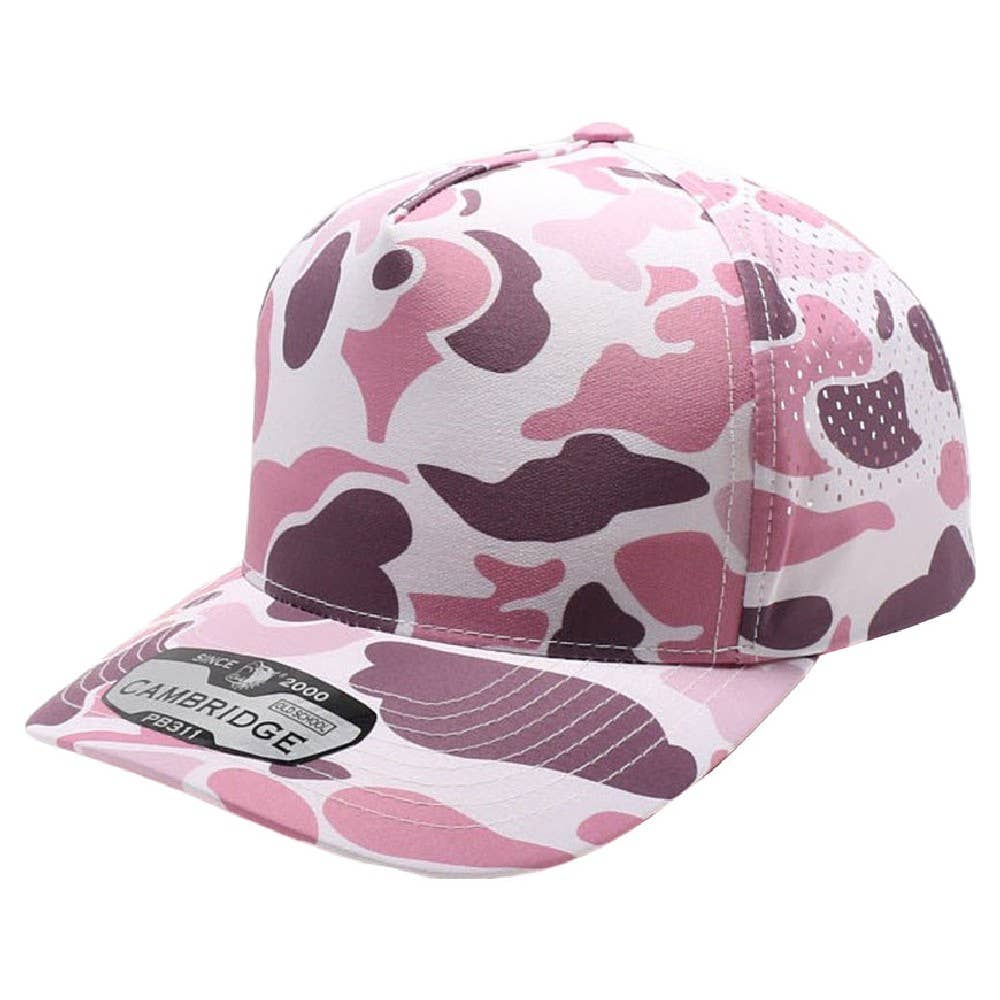 DOBBI - Vente Casquette de camionneur – unisexe - Camo perforé à l'ancienne3