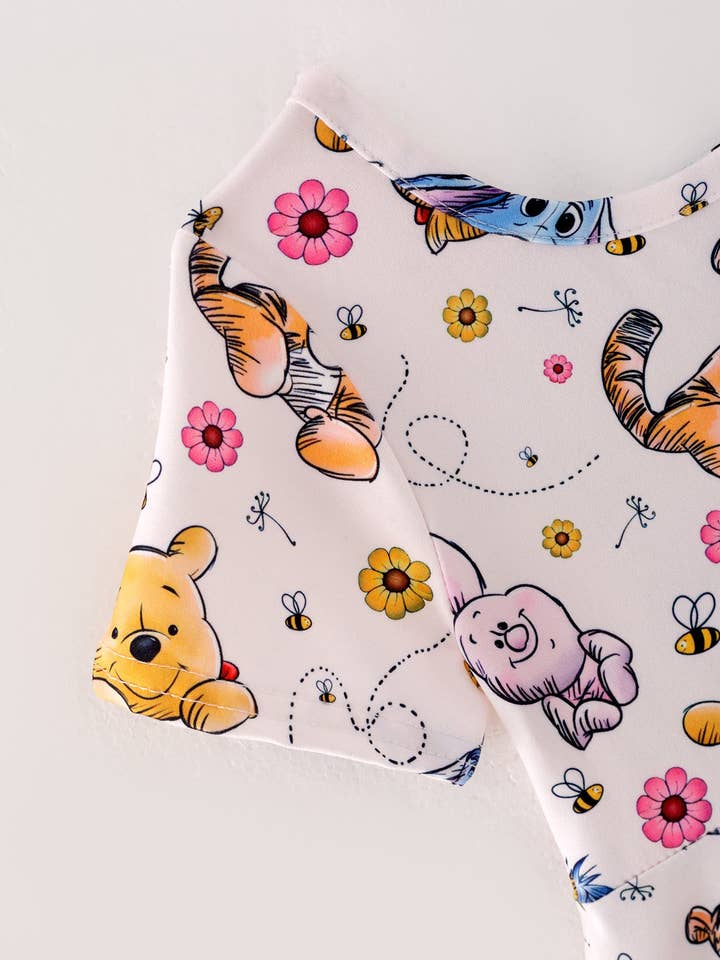 Rylee Faith Designs - Wholesale Dress - Kids - Princess Print Short Sleeve Dress