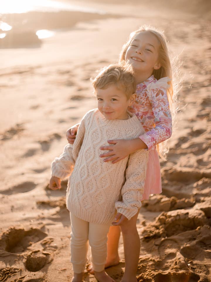 With Love for Kids - Wholesale Knitted jumper – Kids - Shaun Knitted Jumper - NOUGAT19