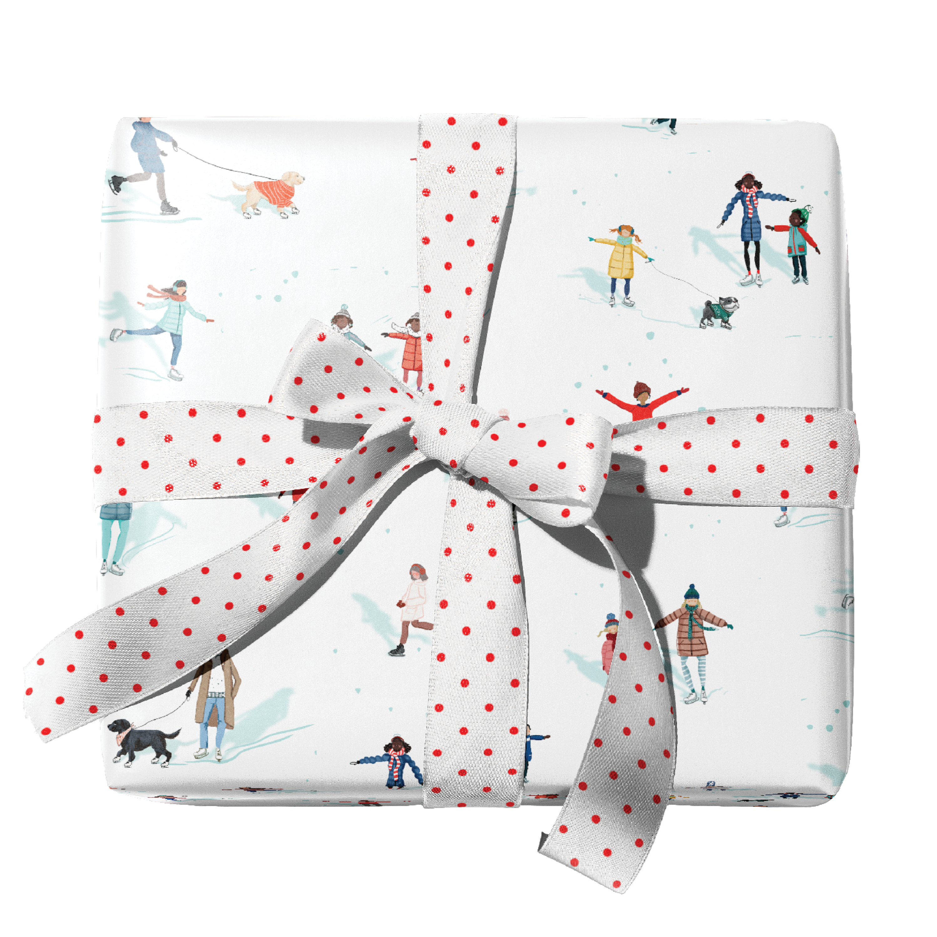 Ramus & Co. - Wholesale Flat Wrap - Winter Wonderland Gift Wrap Double-Sided0