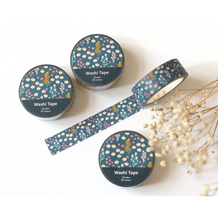 RippleSplash Studio - Wholesale Washi Tape - Garden Washi Tape - 15mm x 10m2