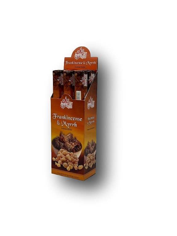 Frankincense and Myrrh Incense sticks for wholesale by Miracle 365