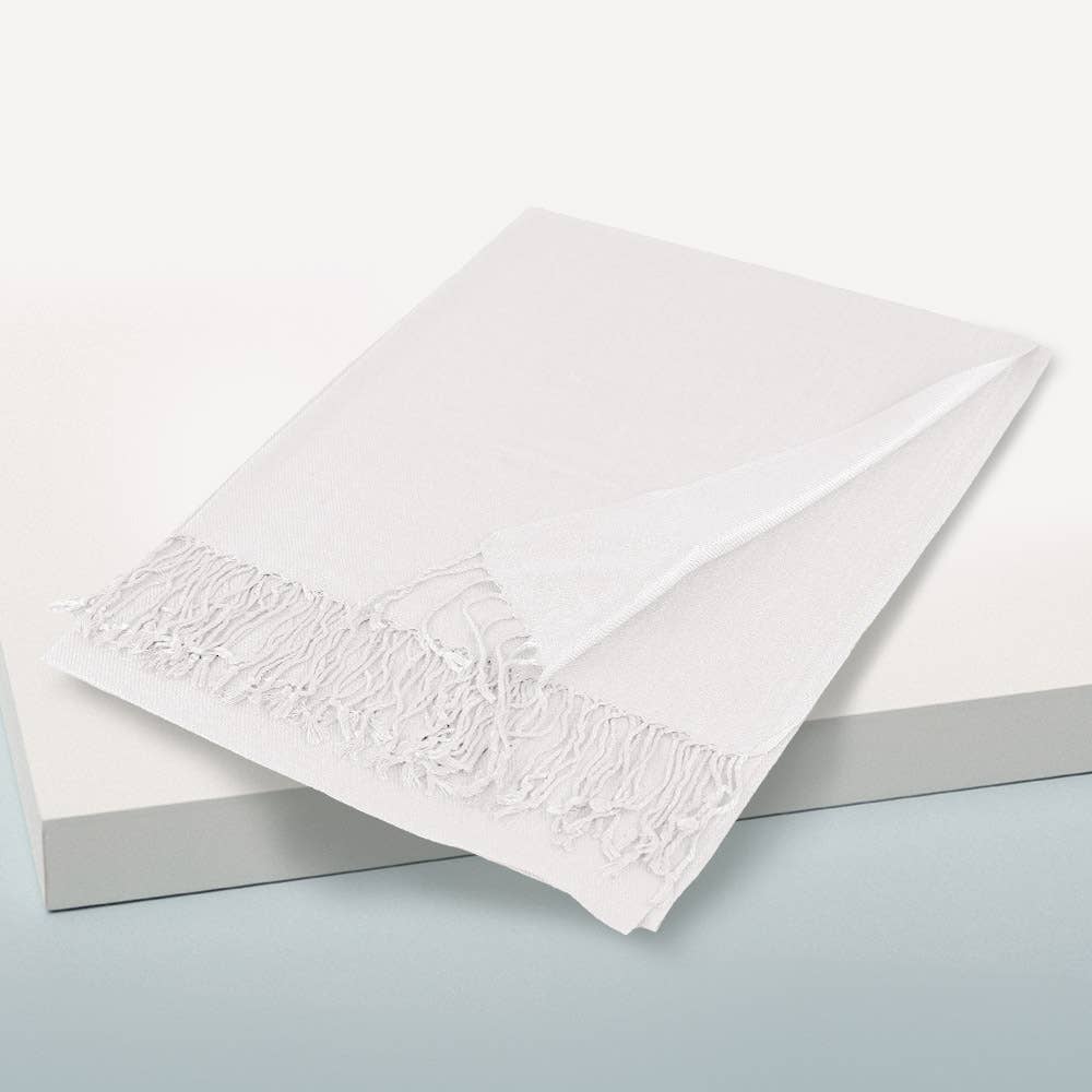 Sensibling Corp. - Vente Écharpe – femme - Écharpe châle unie en pashmina17