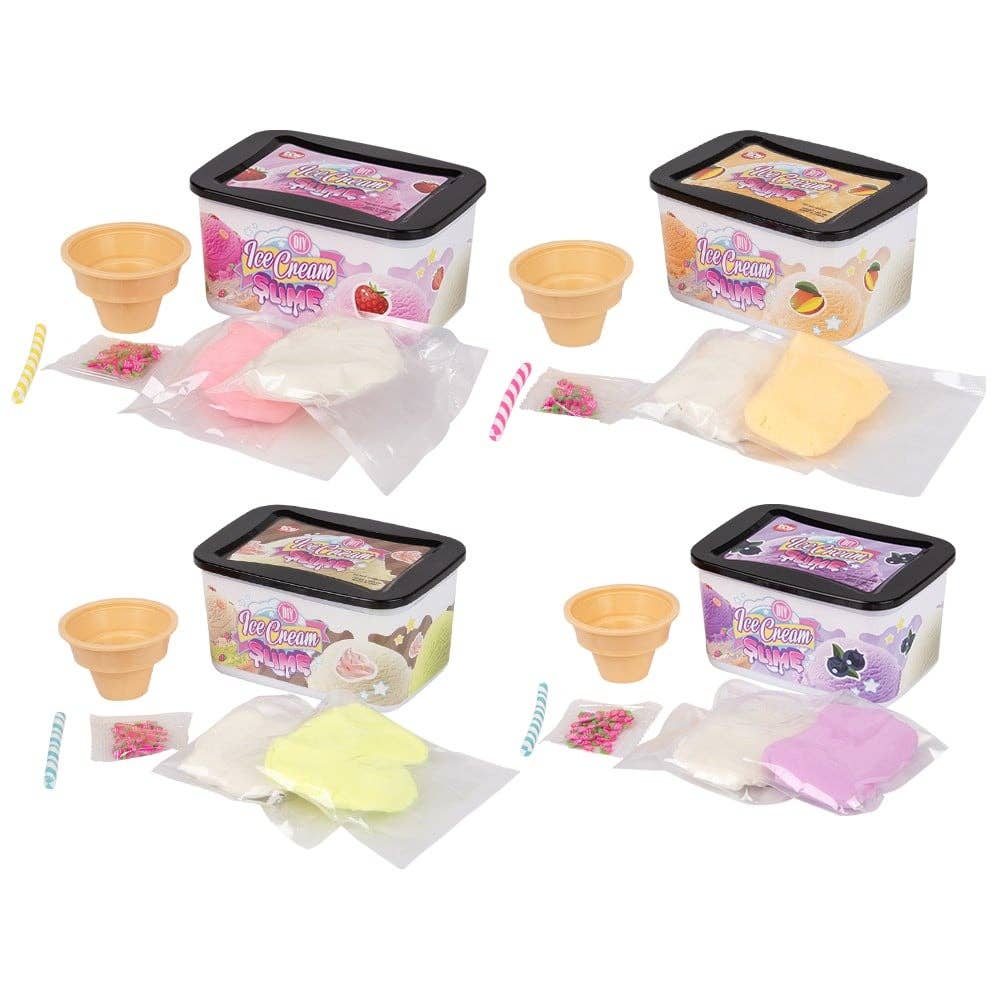 La Luna Bella - Toys - Wholesale Classic Toy - Kids - 4.75" DIY Ice Cream Slime 8ct - LLB Toys2
