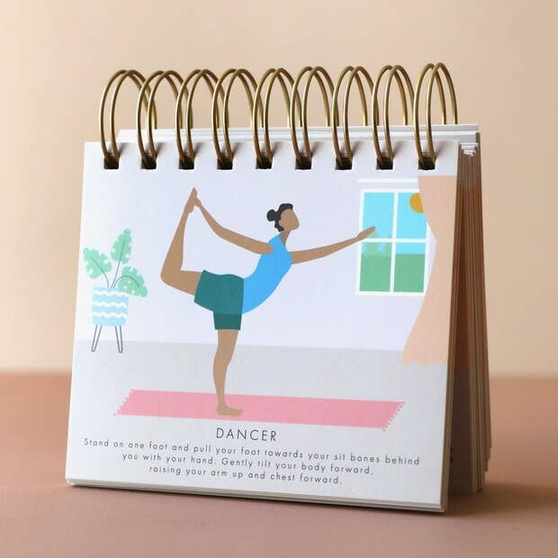 Lisa Angel – wholesale Fitness & exercise book – Daily Yoga Poses Flip Chart3