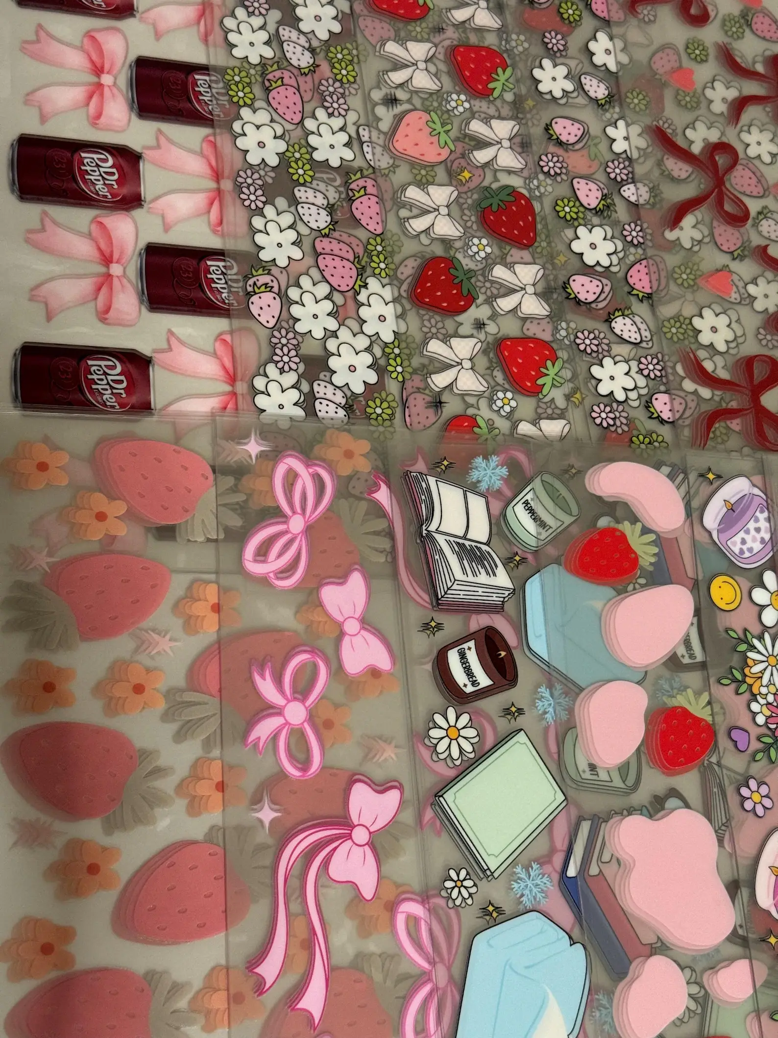 Crafty Treasures - Wholesale Sticker - GIRLY Theme Bundle of 5, 10 UV DTF 16oz Wraps, Wholesale, uv2