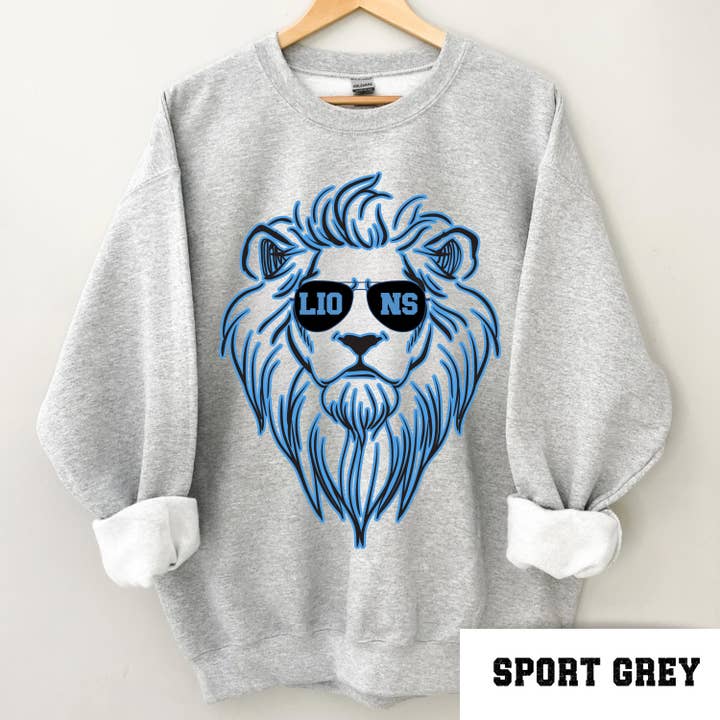 TheKingShirt - Wholesale Graphic Sweatshirt - Women's - Retro Detroit Football Sweatshirt Jared Goff Lions Gift1