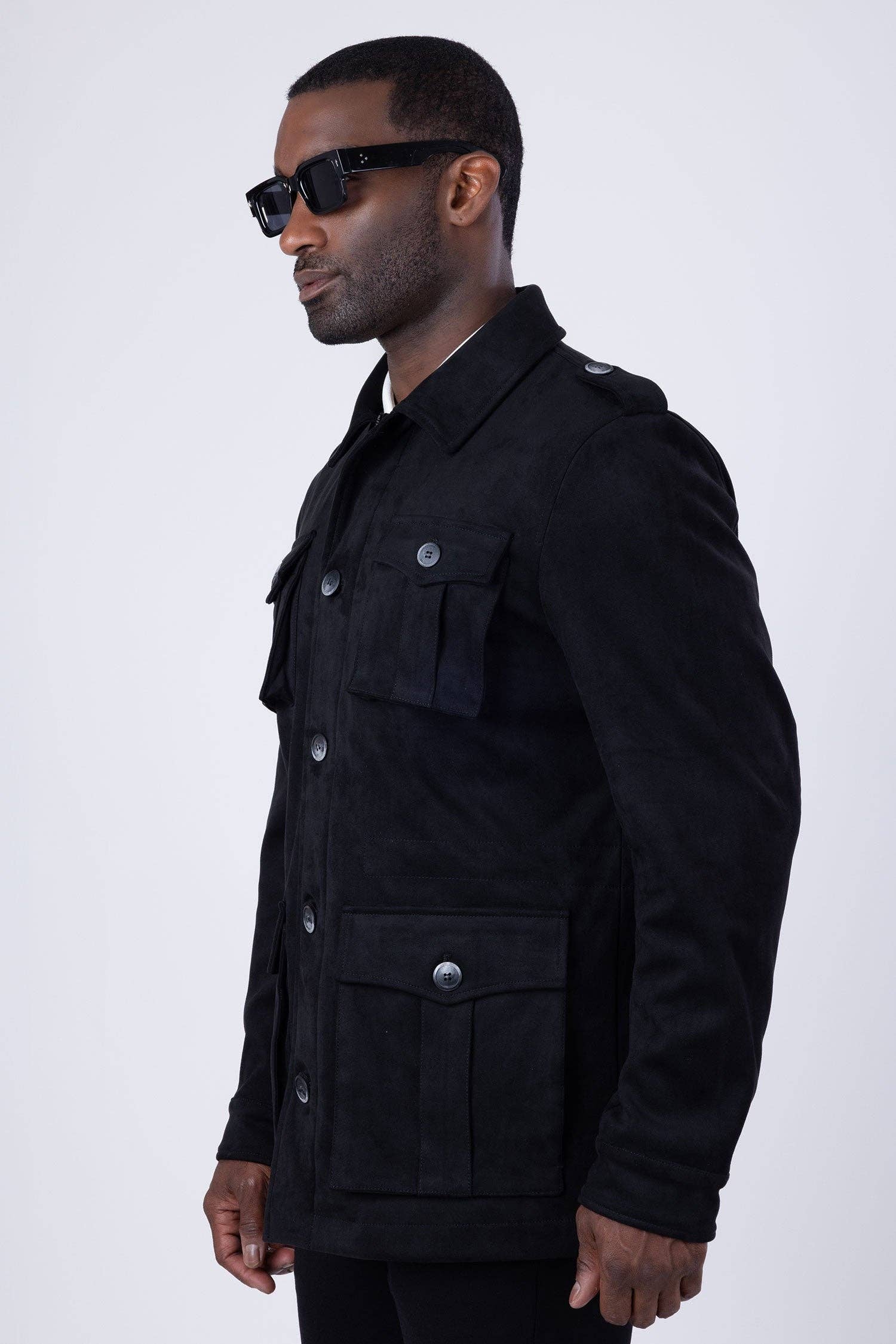 BARABAS - Venta al por mayor Chaqueta - Hombre - Chaqueta bomber de invierno de terciopelo con 4 bolsillos para hombre 4BH863