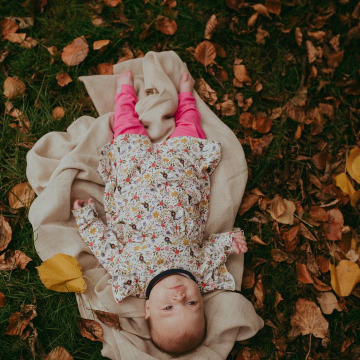 Conjunto de Vestido y Leggings con Estampado Floral Delicado Multicolor para venta al por mayor de Lilly and Sid