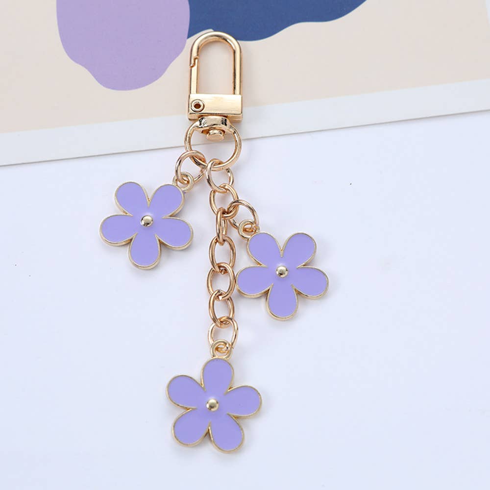 Wholesalesir - Vente Accessoire de sac – femme - Petit sac à fleurs double face en alliage, décoration suspendue4