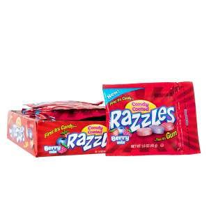 L&F Universal Goods - Wholesale Chewing Gum - Razzles Berry Mix 24/1.6OZ