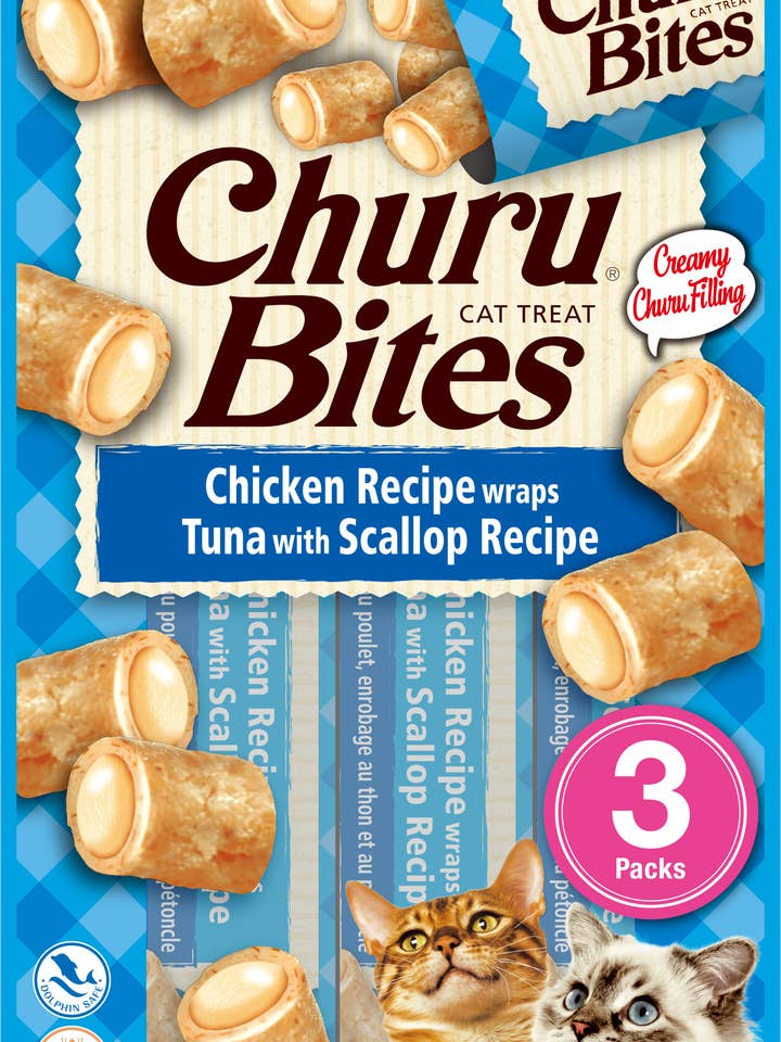 Ricetta CIAO Bites Cat Chicken: involtini di tonno con capesante per la vendita all'ingrosso da parte di Finest Petfoods