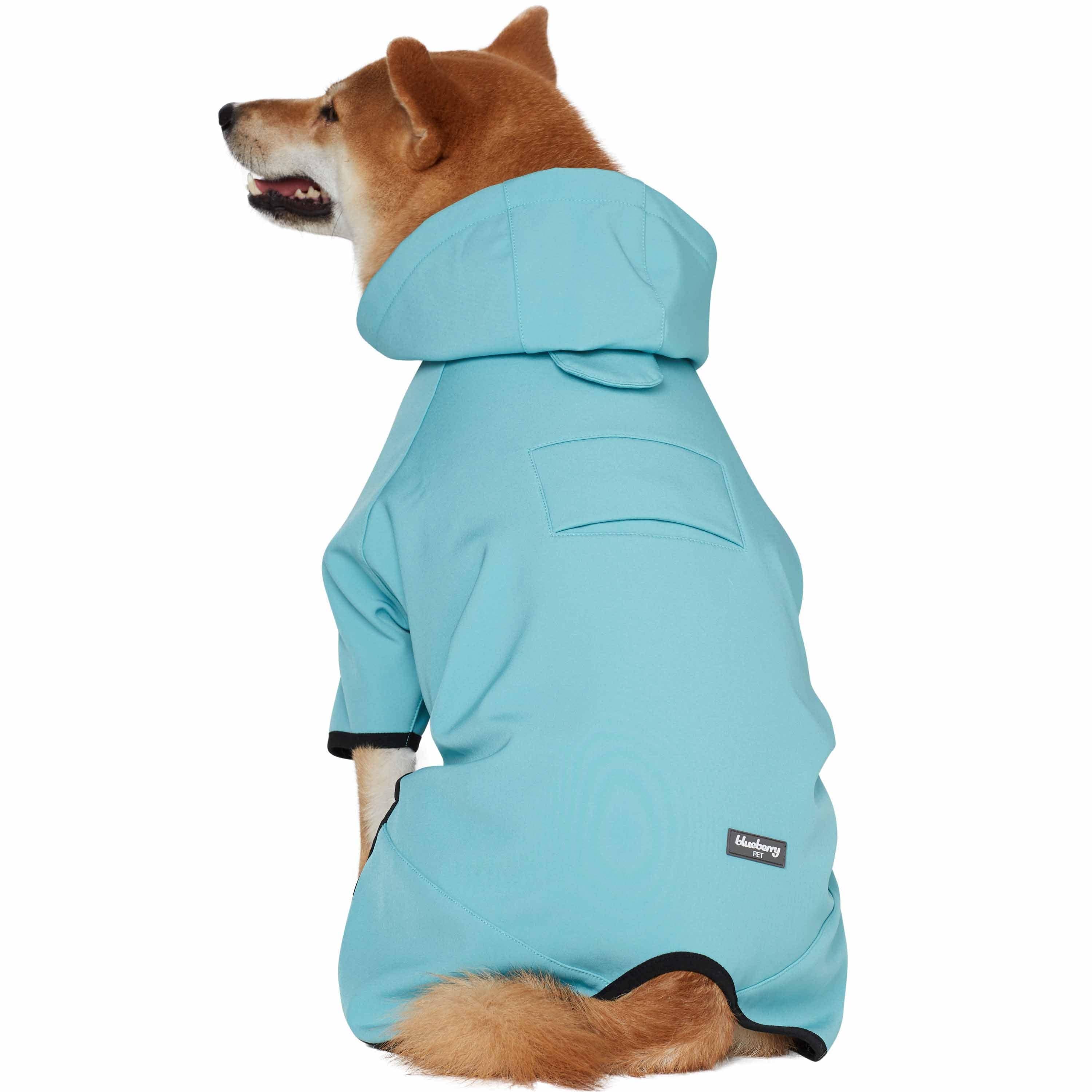 Blueberry Pet - Vente Imperméable – chien - Veste chaude imperméable 5000MM en softshell tissé sur mesure et teint.0