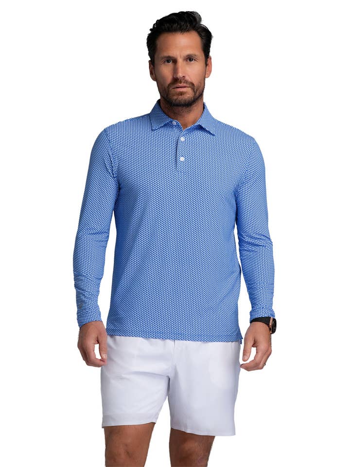 IBKÜL - Wholesale Polo - Men's - Cube Art Long Sleeve Polo23