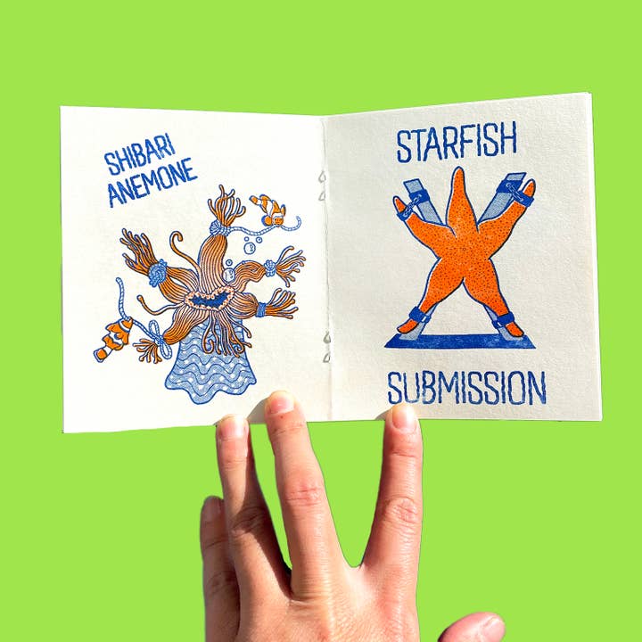 Tamiko Sidore Studio - Wholesale Reference - THE BOTTOM FEEDERS Risograph Zine1