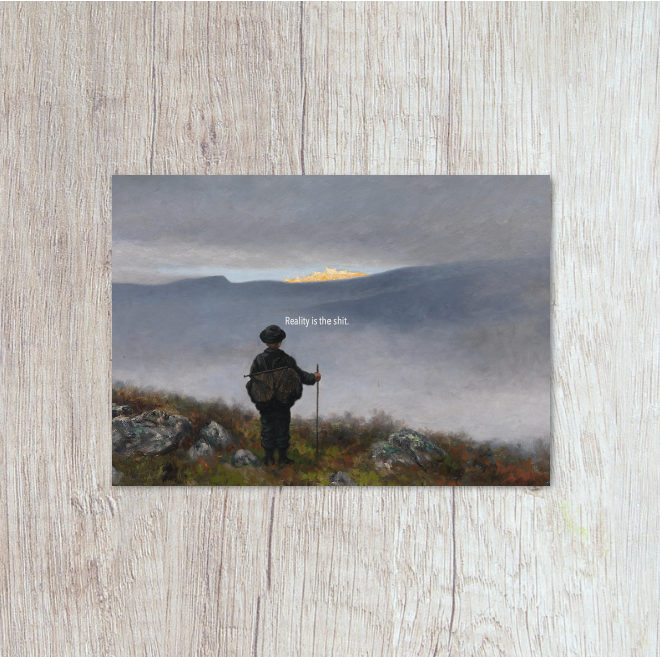 Momokin - Wholesale Postcard - Reality is the Shit0