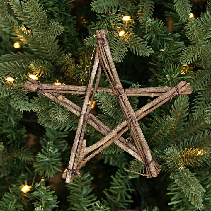 Holiday Depot Inc. - Wholesale Wall Accent - M10106- 6in Rattan Twig Vine Star-5