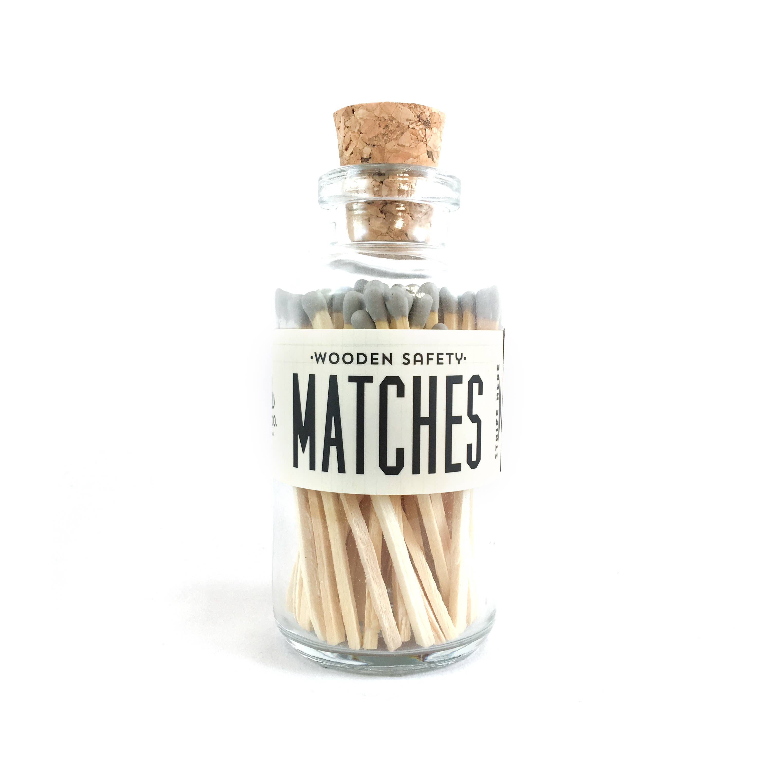 Made Market Co. - Wholesale Matches - Mini Vintage Apothecary Matches - 26 color options7