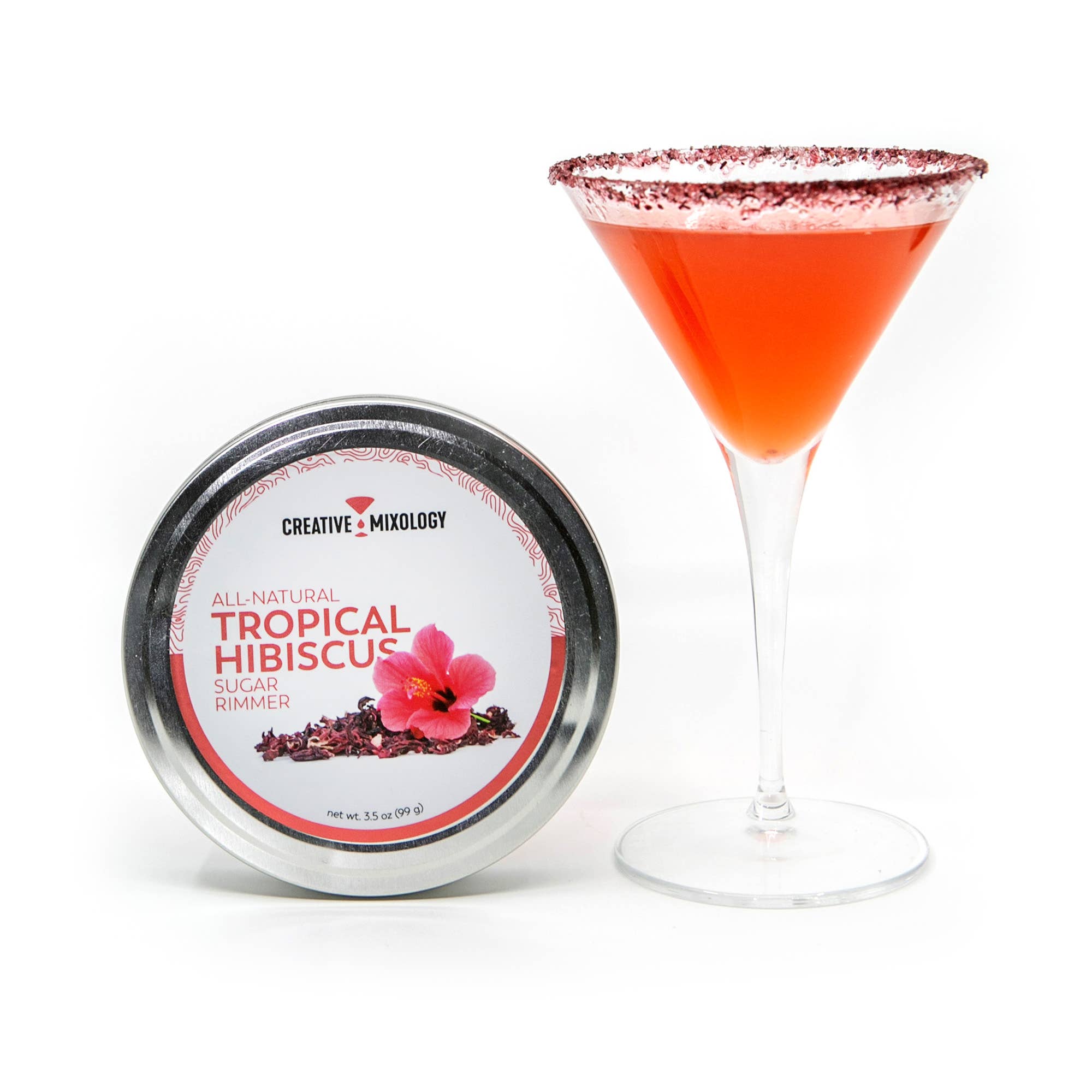 THE SPICE LAB - Wholesale Cocktail Mix/Syrup - All-Natural Tropical Hibiscus Cocktail Rimmer - Case of 61