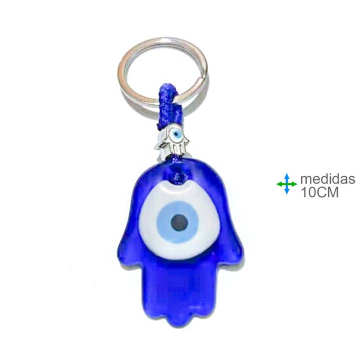 Porte-clés Œil Turc 10cm (12 unités) pour la vente par Esoterica Arte