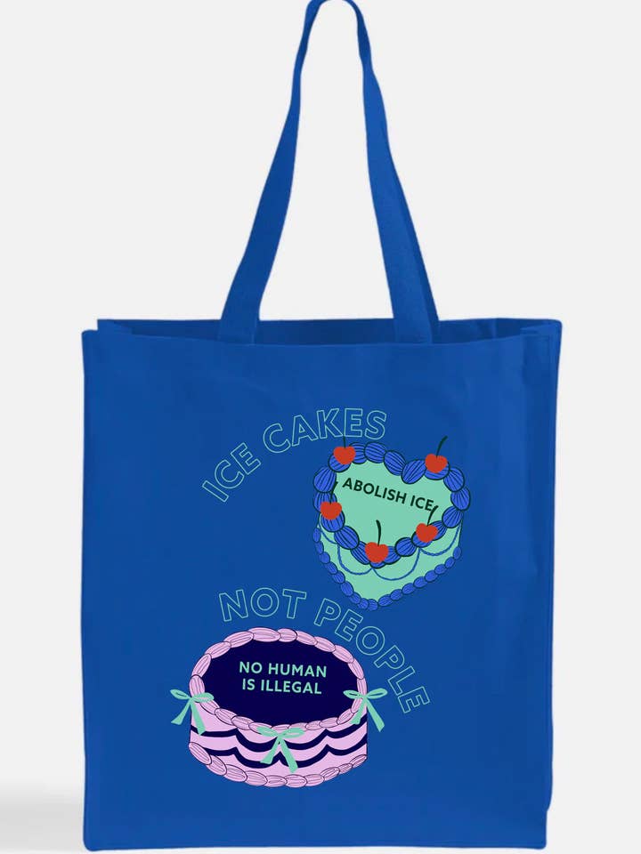 Bolsas de Tela "Pasteles de Hielo No Personas" - bolsa de derechos de inmigrantes para venta al por mayor de Overseasoned
