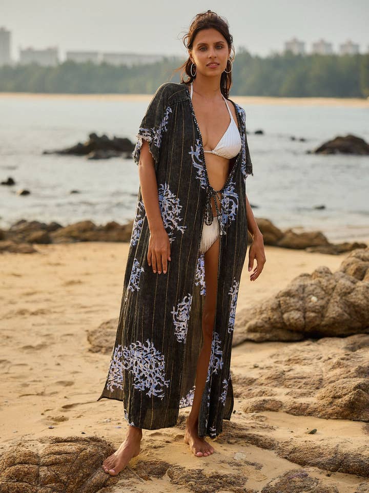 SWEET MAGIC – wholesale Kimono - Dam – BOHO CHIC MÖNSTRAD KIMONO VISKOS