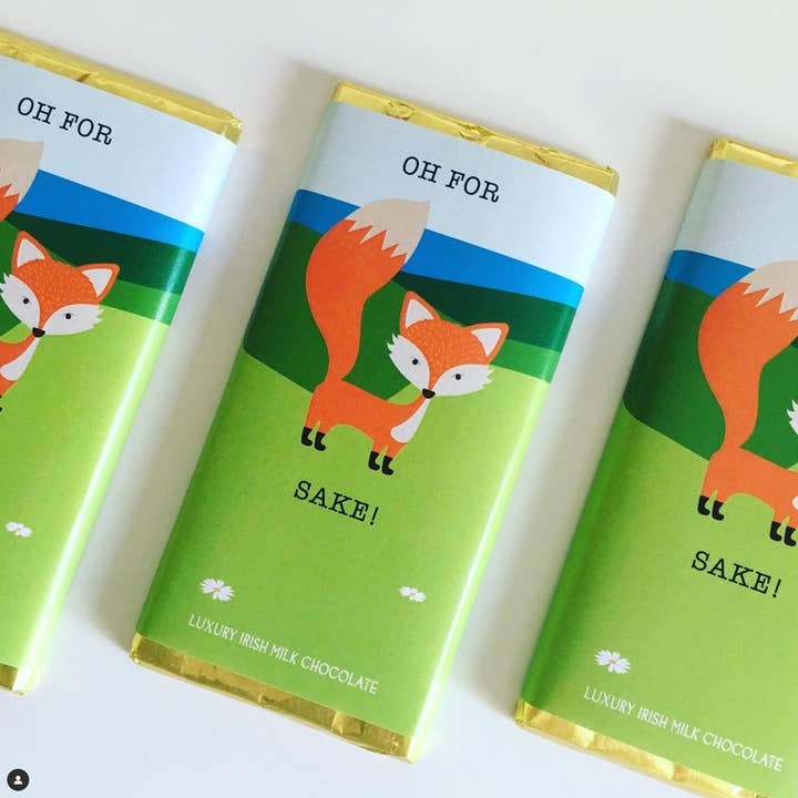 Sweet Living Kilkenny - Wholesale Chocolate Bar - Oh for (fox) sake!