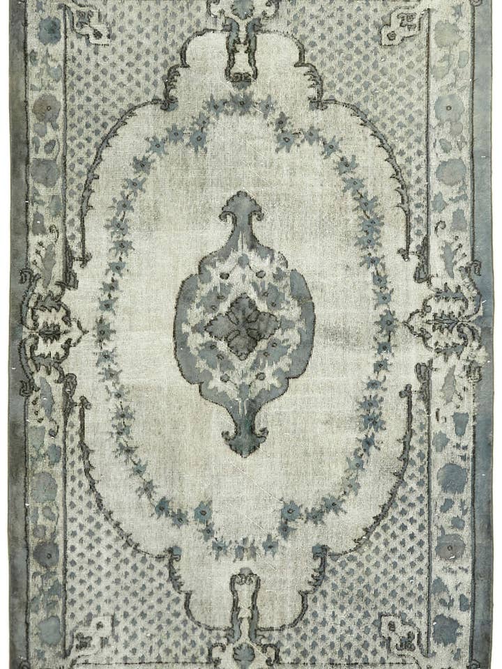 6x9 Grijs Overgeverfd Tapijt - 42636 voor wholesale door RUG N CARPET
