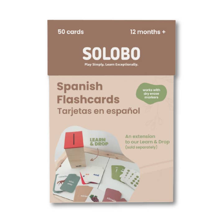 Spanish Flashcards for wholesale by Solobo