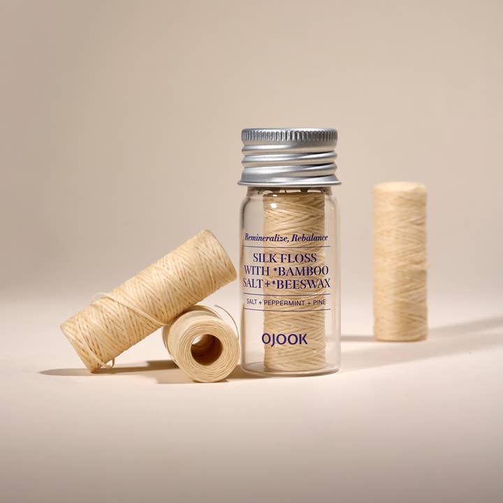 OJOOK - Wholesale Floss - Silk Floss with Bamboo Salt and Beeswax