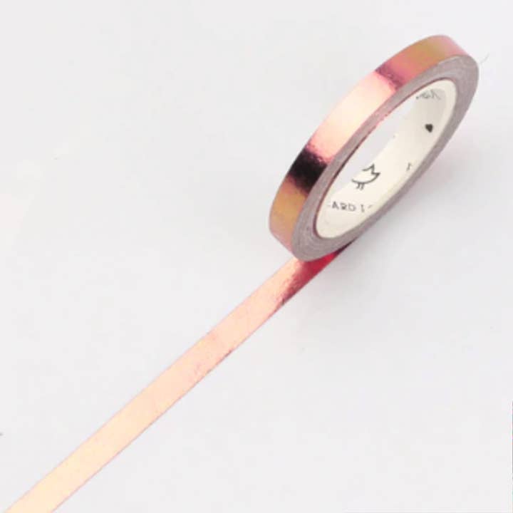Journal Junkies - Vendita all'ingrosso Nastro washi - Colori Metallici | Nastro Washi Sottile6